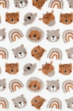 Polár plüss kétoldalals natúr