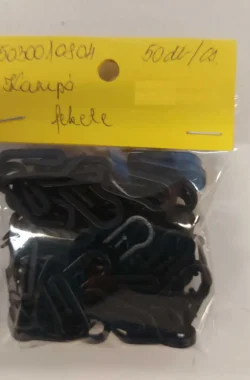 fekete horog függönykarnis kiegészítő csomagban