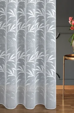 P282 fényáteresztő függöny 290cm fehér szatén 2