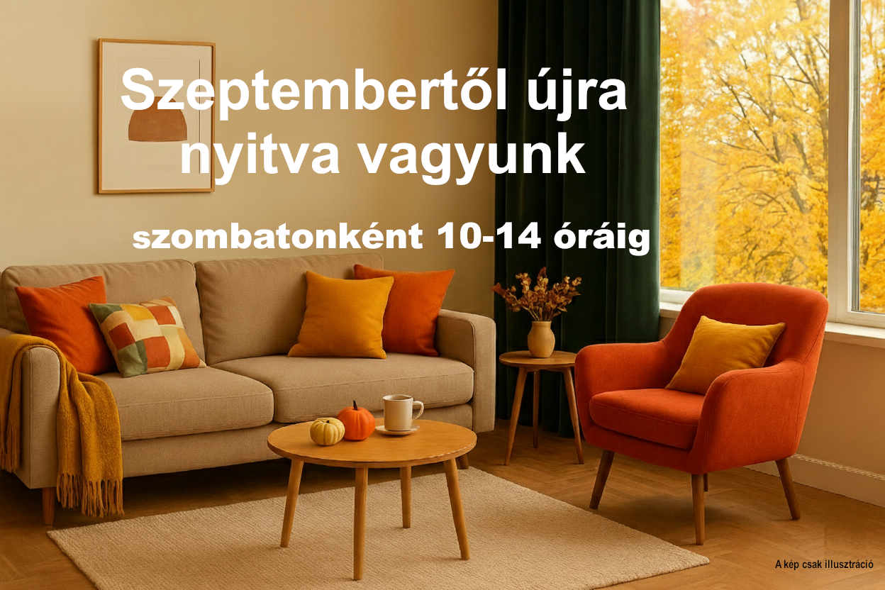 szombatonként újra nyitva