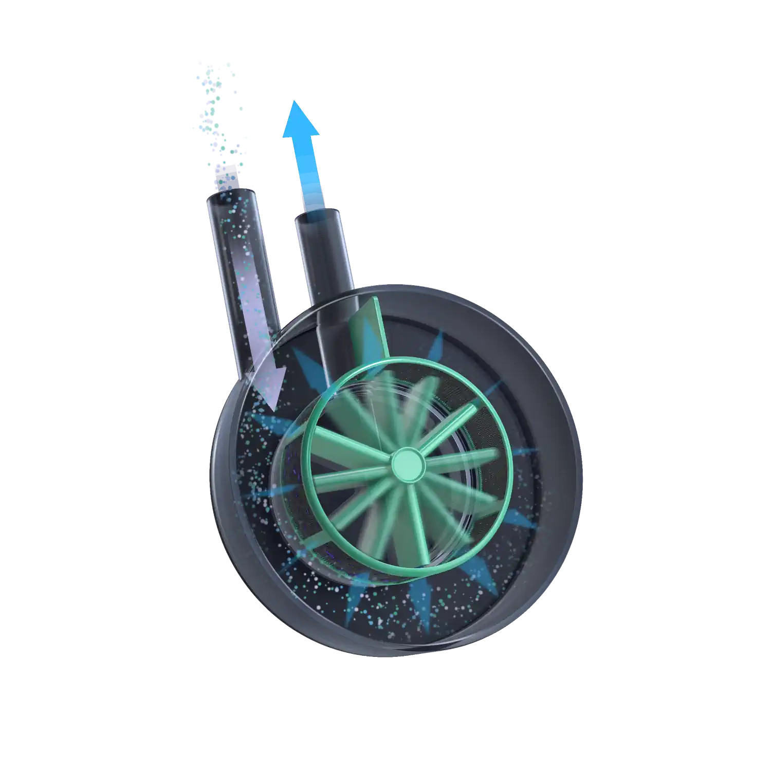 mikroműanyag szűrő öntisztítás