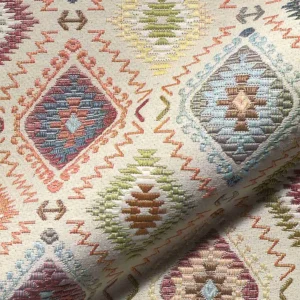 bútorszöveteink - indián kelim bútorszövet