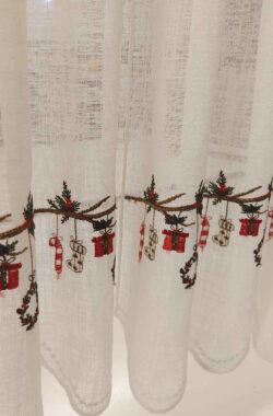 Karácsonyi elza vitrázsfüggöny 60 cm